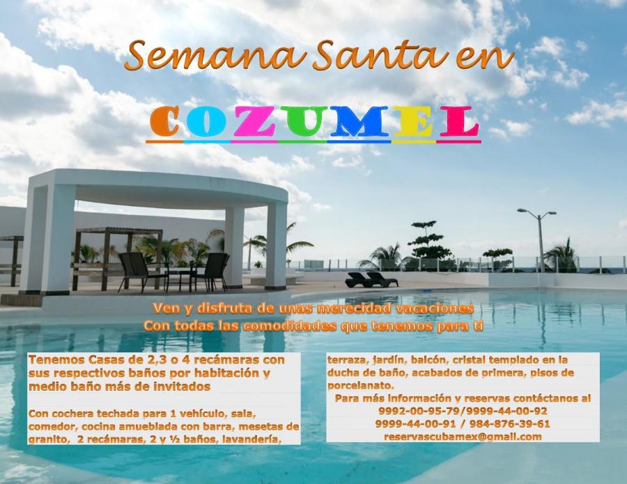 Foto Casa en Renta por Temporada en Cozumel, Quintana Roo - CA296230 - BienesOnLine