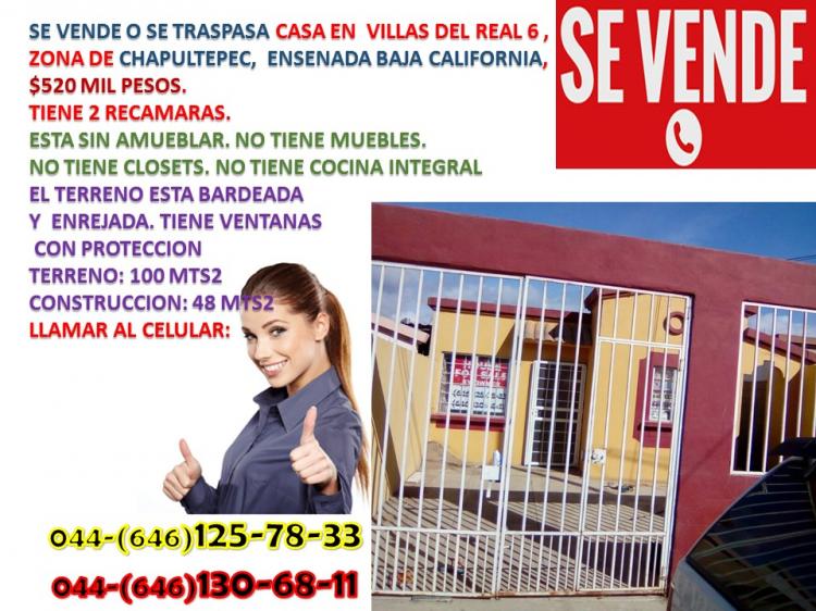 Foto Casa en Venta en VILLAS DEL REAL 6, Ensenada, Baja California - $ 450.000 - CAV237581 - BienesOnLine