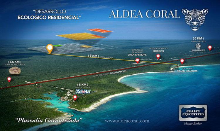 Foto Terreno en Venta en Aldea Coral, Ciudad Chemuyil, Quintana Roo - $ 190.000 - TEV98937 - BienesOnLine