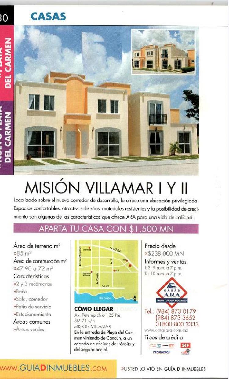 Foto Casa en Venta en Mision Villamar II, Playa del Carmen, Quintana Roo - $ 363.839 - CAV2800 - BienesOnLine