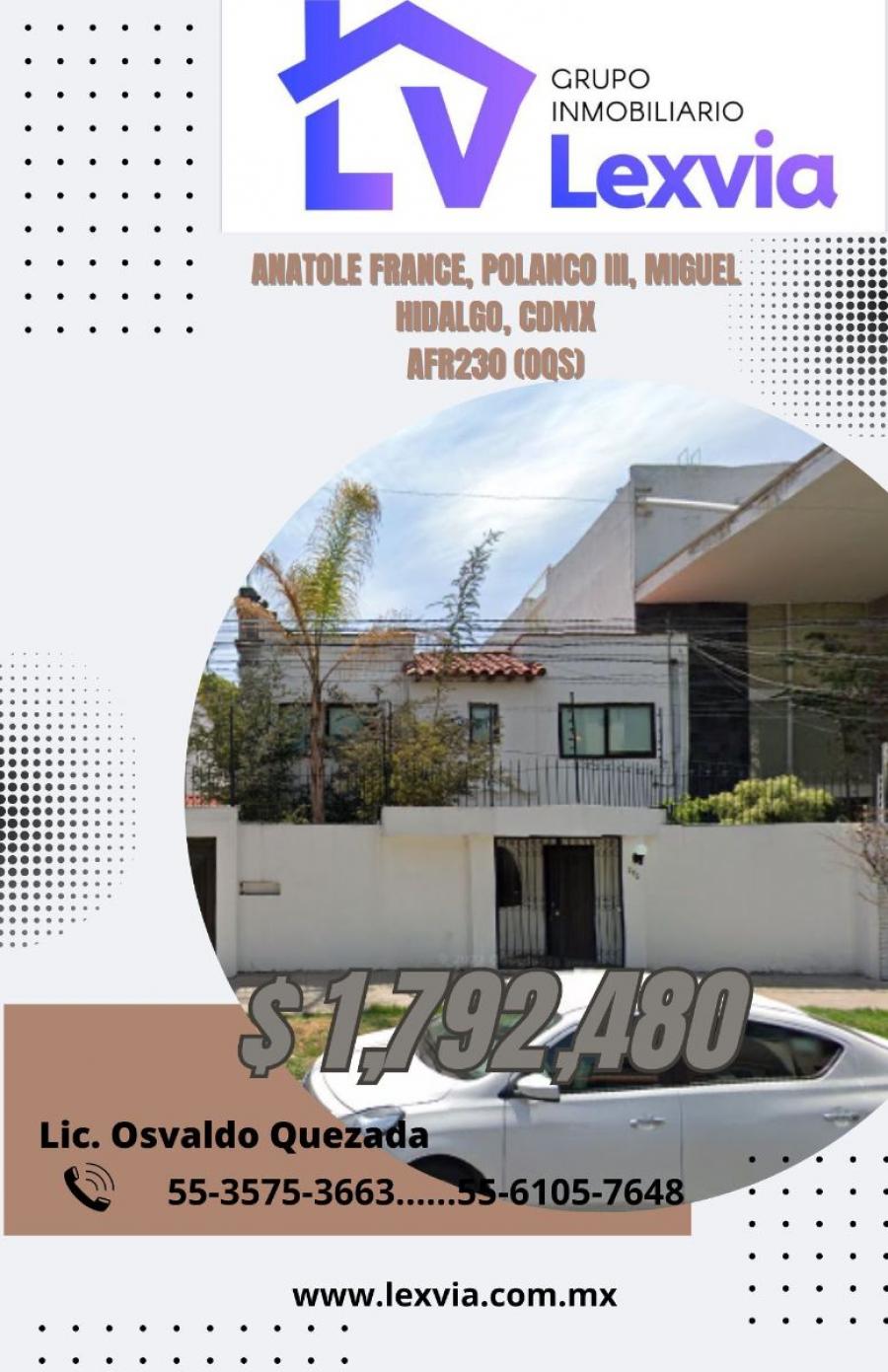 Foto Casa en Venta en POLANCO III, Miguel Hidalgo, Distrito Federal - $ 1.792.480 - CAV351728 - BienesOnLine