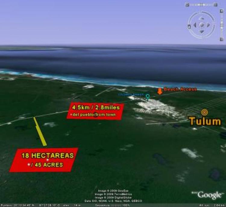 Foto Terreno en Venta en Tulum, Quintana Roo - 18 hectareas - U$D 1.080.000 - TEV19259 - BienesOnLine