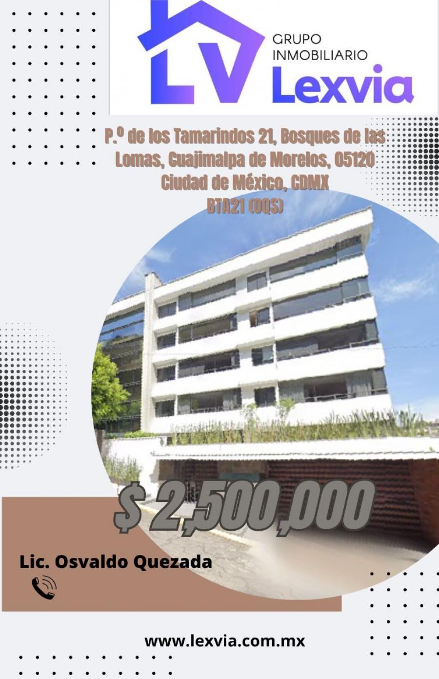 Foto Departamento en Venta en BOSQUE DE LAS LOMAS, Cuajimalpa de Morelos, Distrito Federal - $ 2.500.000 - DEV352110 - BienesOnLine