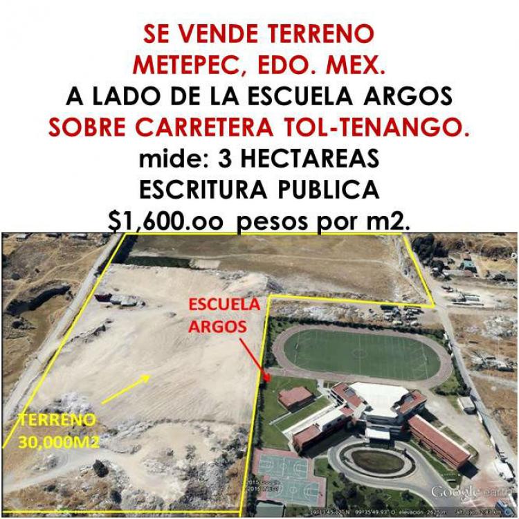 Foto Terreno en Venta en SAN MIGUEL TOTOCUITLAPILCO, Metepec, Mexico - 3 hectareas - $ 1.600 - TEV157518 - BienesOnLine