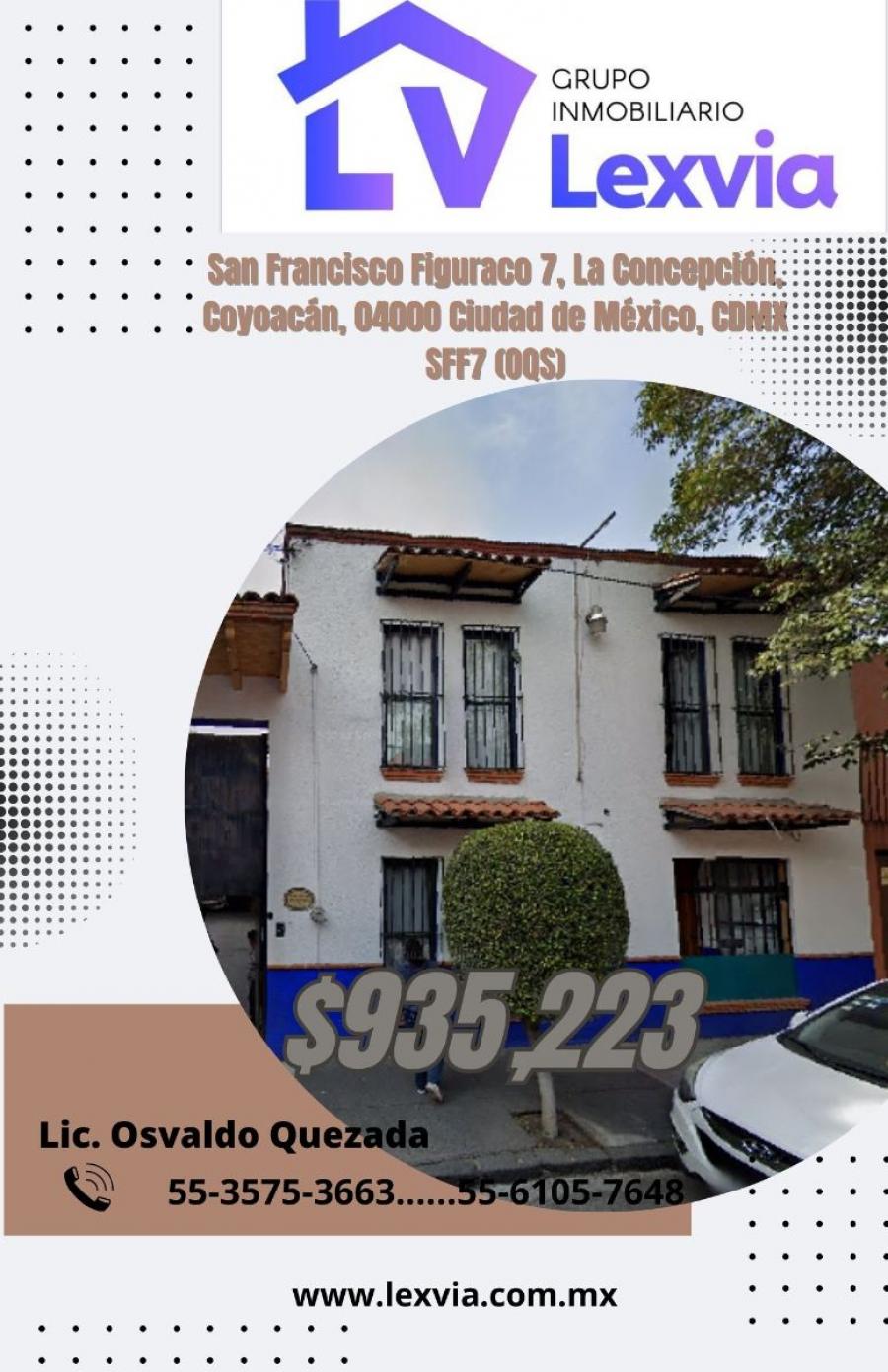 Foto Casa en Venta en LA CONCEPCION, Coyoacn, Distrito Federal - $ 935.223 - CAV351489 - BienesOnLine