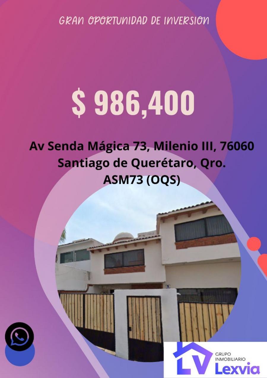 Foto Casa en Venta en MILENIO III, Santiago de Quertaro, Queretaro Arteaga - $ 986.400 - CAV352080 - BienesOnLine