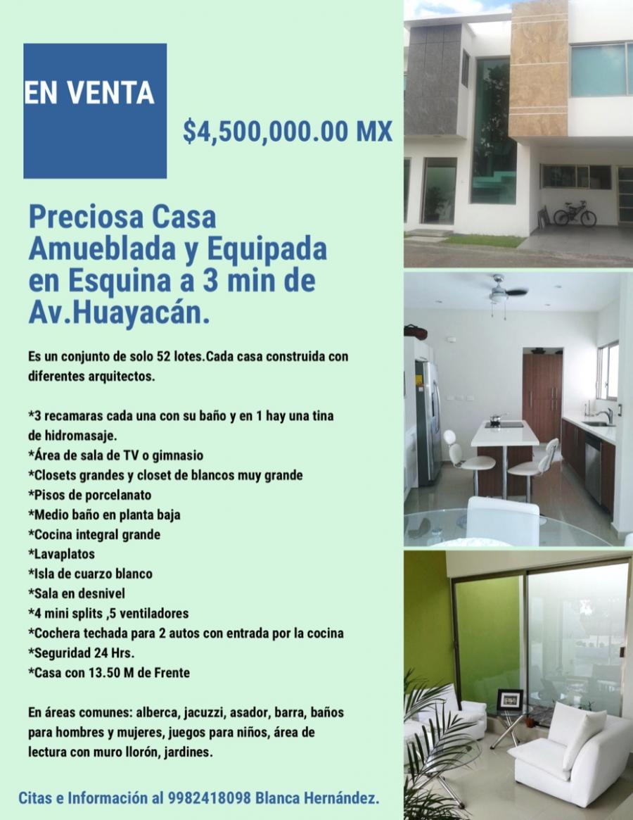 Foto Casa en Venta en Cancn, Quintana Roo - $ 4.500.000 - CAV270227 - BienesOnLine