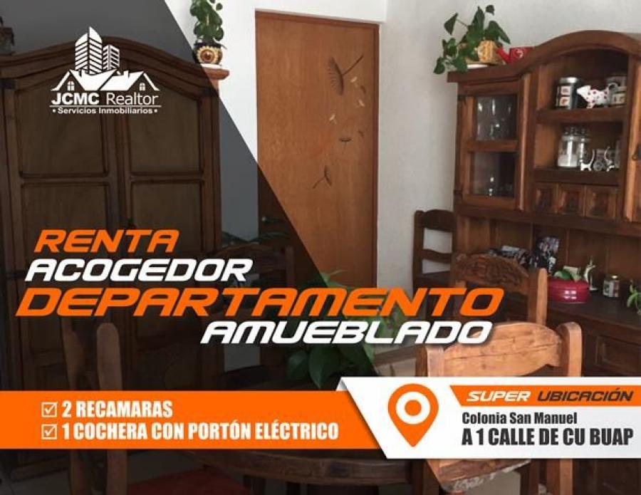 Foto Departamento en Renta en jardines de san manuel, Puebla, Puebla - $ 7.800 - DER278454 - BienesOnLine