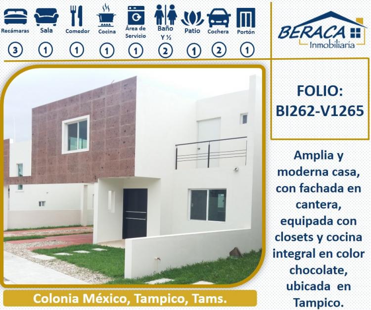Foto Casa en Venta en Col. Mexico, Tampico, Tamaulipas - $ 1.265.000 - CAV216720 - BienesOnLine