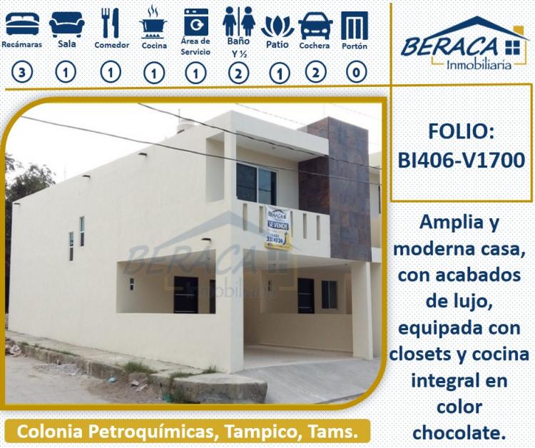 Foto Casa en Venta en Col. Petroquimicas, Tampico, Tamaulipas - $ 1.700.000 - CAV216718 - BienesOnLine