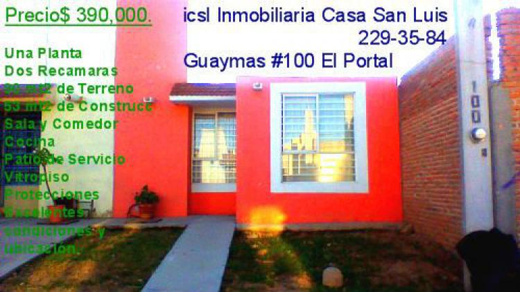 Foto Casa en Venta en El Portal, San Luis Potos, San Luis Potosi - $ 390.000 - CAV105431 - BienesOnLine