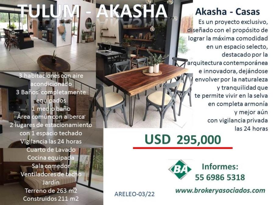 Foto Casa en Venta en Sash, Tulum, Quintana Roo - U$D 2.950.000 - CAV296069 - BienesOnLine