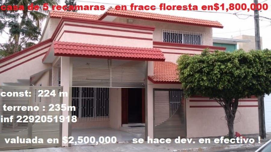 Foto Casa en Venta en fracc floresta, Veracruz, Veracruz - $ 1.800.000 - CAV277916 - BienesOnLine