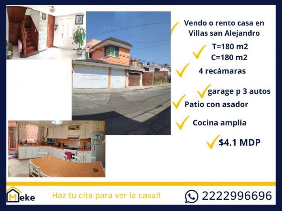 Foto Casa en Venta en villas san alejandro, Puebla, Puebla - $ 4.100.000 - CAV340723 - BienesOnLine