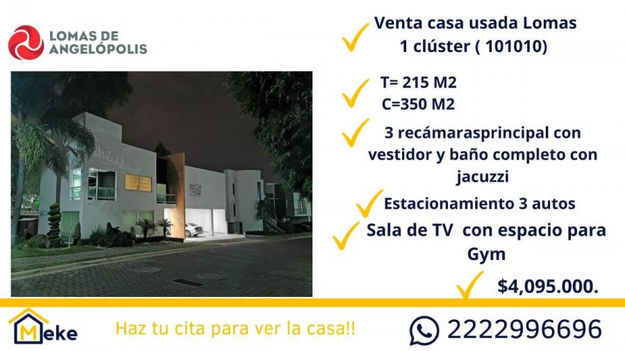 Foto Casa en Venta en lomas de angelopolis, Puebla, Puebla - $ 4.095.000 - CAV340423 - BienesOnLine