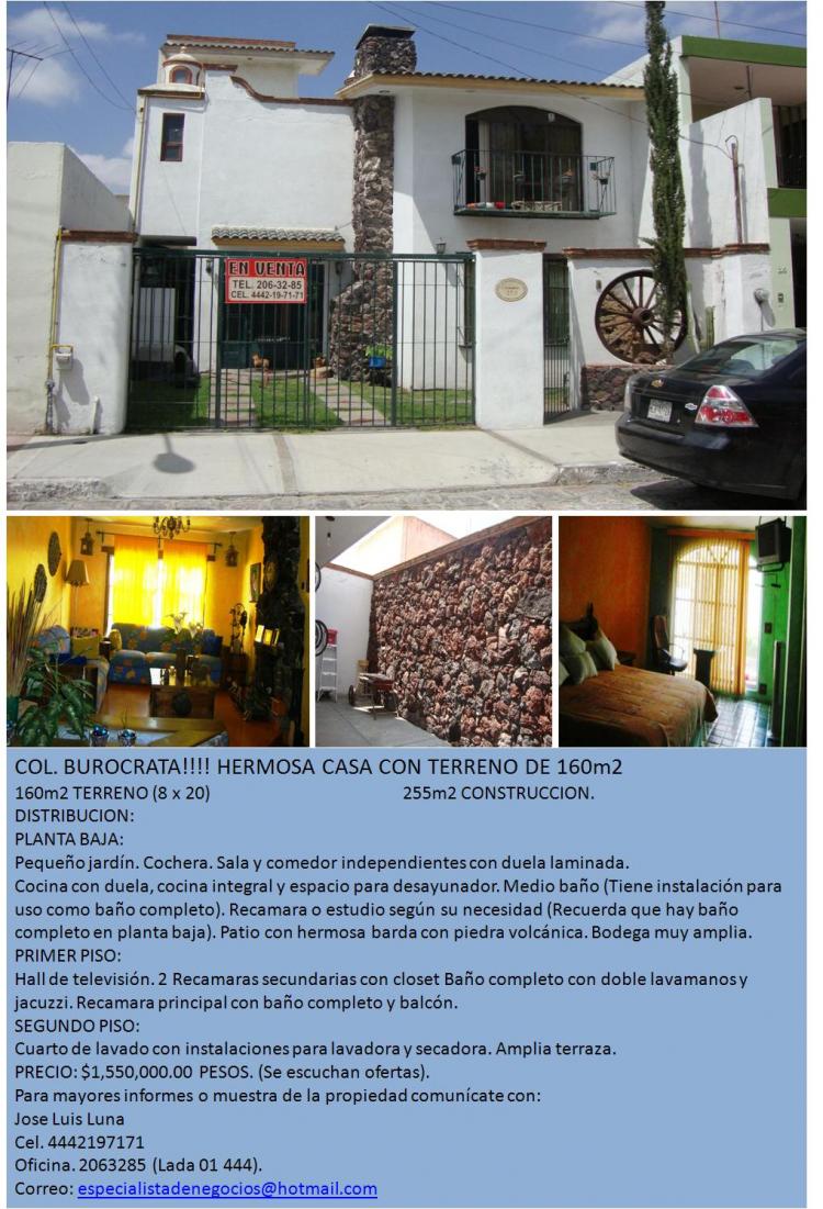Foto Casa en Venta en Burocrata, San Luis Potos, San Luis Potosi - $ 1.550.000 - CAV35605 - BienesOnLine