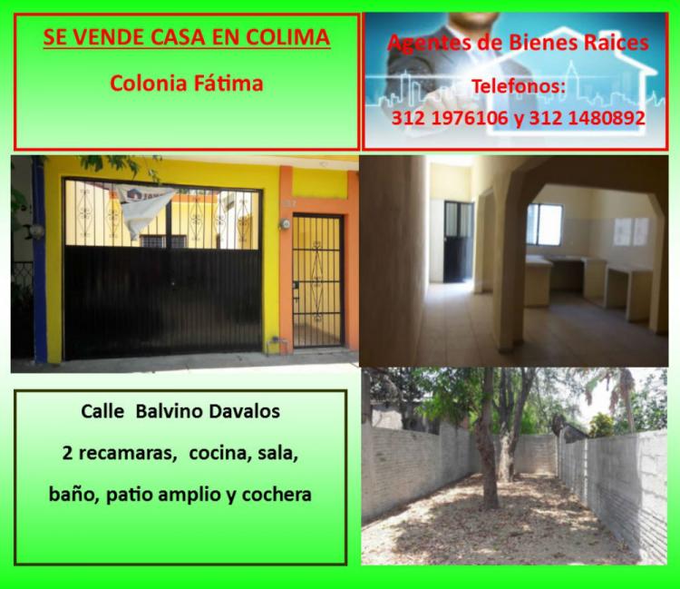 Foto Casa en Venta en FATIMA, Colima, Colima - $ 595.000 - CAV165715 - BienesOnLine