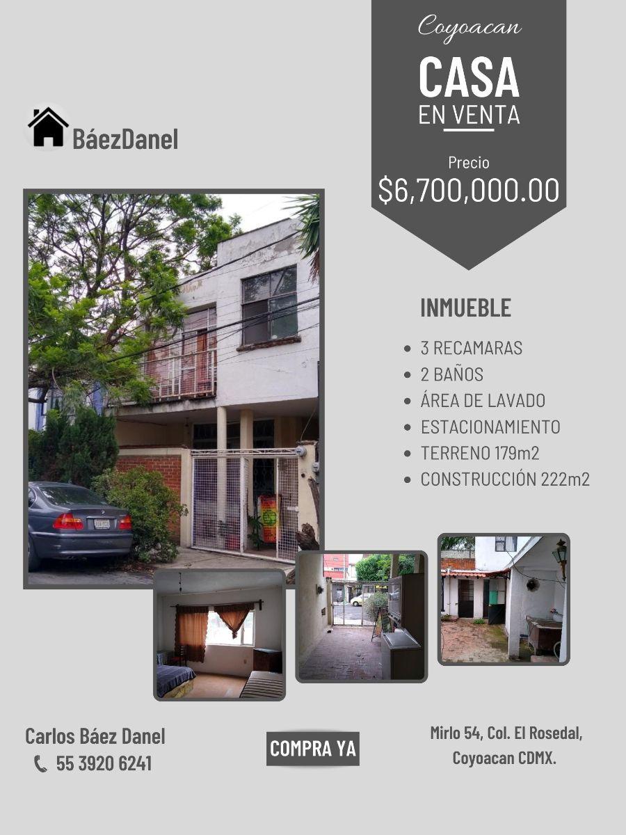 Foto Casa en Venta en EL Rosedal, Coyoacn, Distrito Federal - $ 6.700.000 - CAV328483 - BienesOnLine