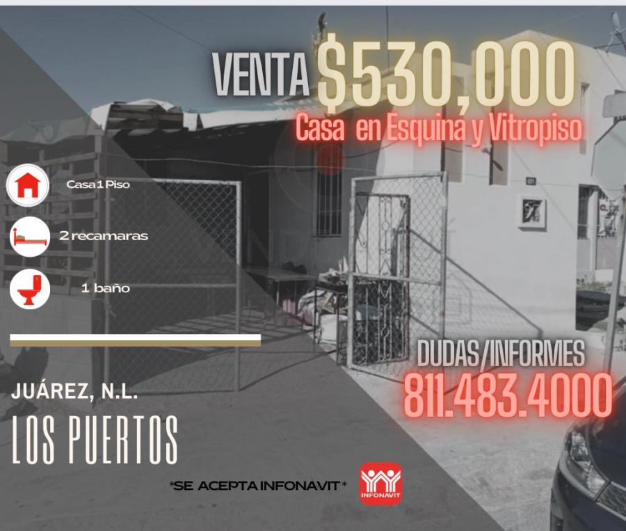 Foto Casa en Venta en Los Puertos, Ciudad Benito Jurez, Nuevo Leon - $ 530.000 - CAV315989 - BienesOnLine