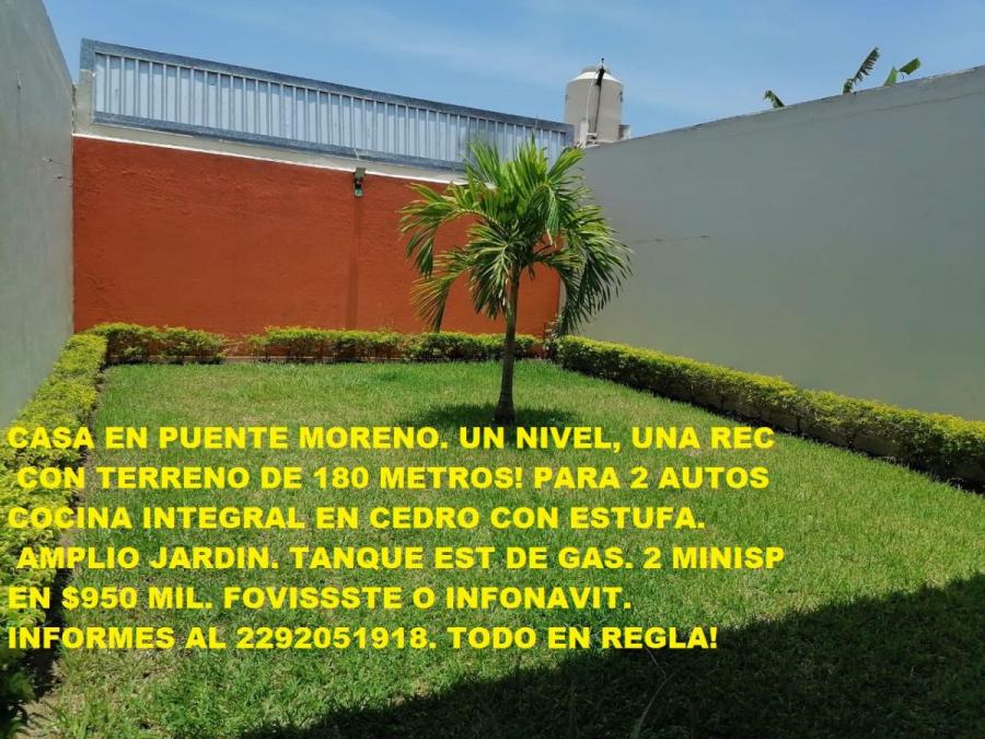 Foto Casa en Venta en fracc puente moreno, Veracruz, Veracruz - $ 950.000 - CAV281259 - BienesOnLine