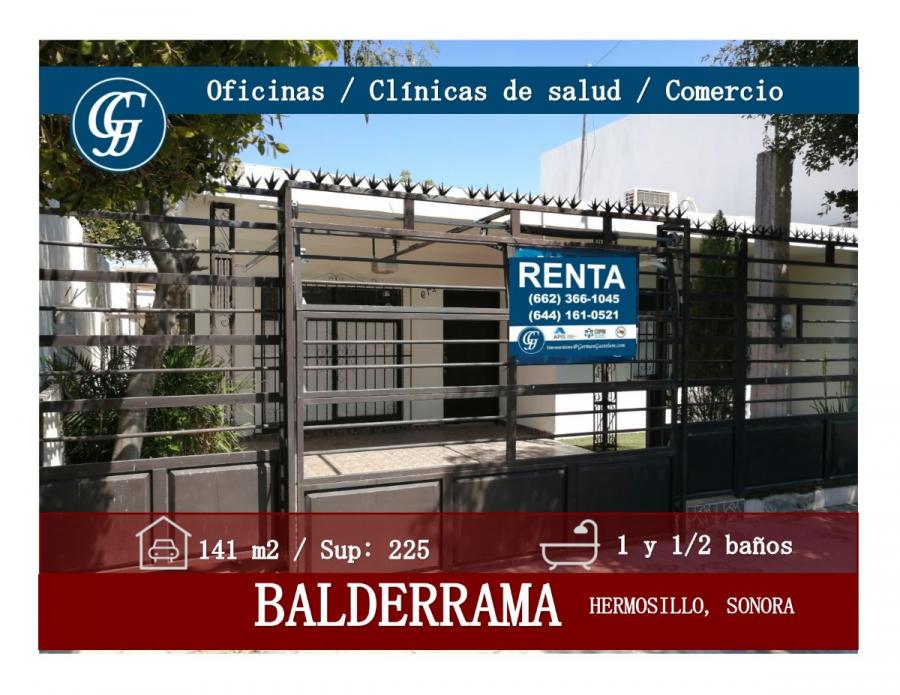 Foto Oficina en Renta en Balderrama, Hermosillo, Sonora - $ 20.000 - OFR318076 - BienesOnLine