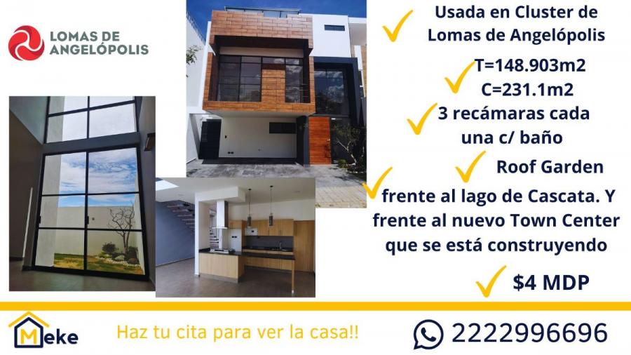 Foto Casa en Venta en lomas de angelopolis, Puebla, Puebla - $ 4.000.000 - CAV343014 - BienesOnLine