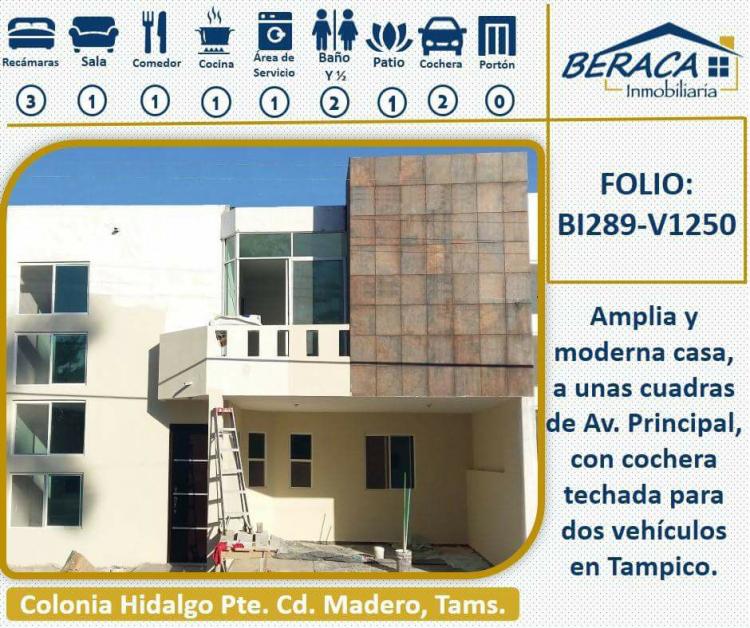 Foto Casa en Venta en HIDALGO PTE., Ciudad Madero, Tamaulipas - $ 1.250.000 - CAV215159 - BienesOnLine