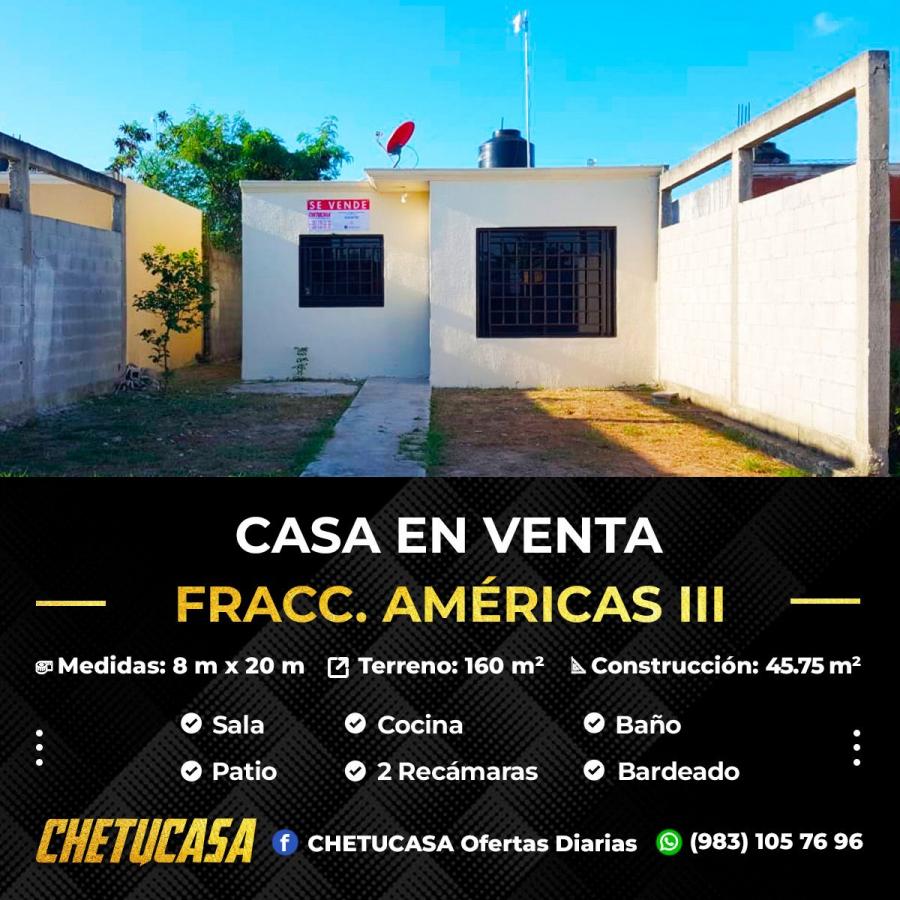Foto Casa en Venta en Fracc Amricas Iii, Othn P Blanco, Quintana Roo - CAV346625 - BienesOnLine