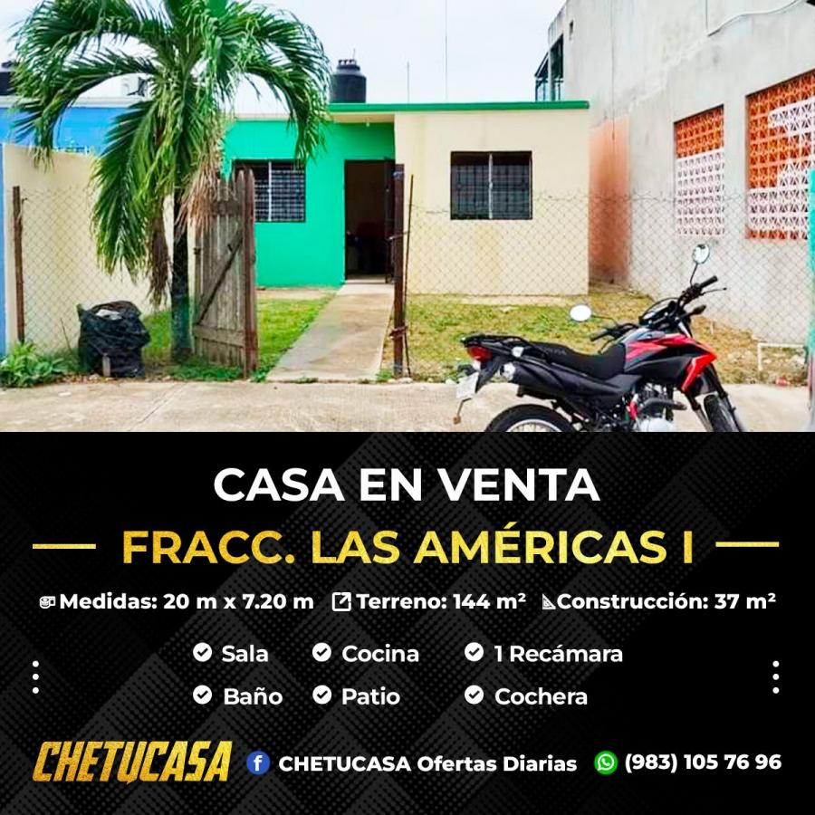 Foto Casa en Venta en Fracc Amricas I, Othon P Blanco, Quintana Roo - CAV346624 - BienesOnLine