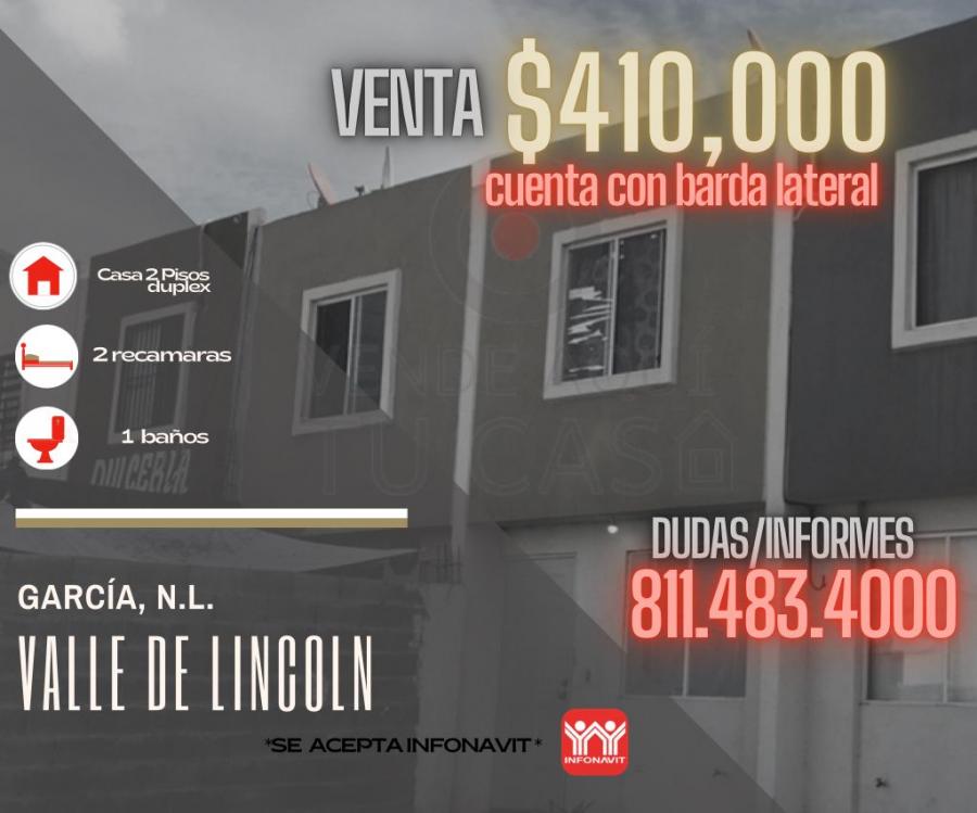 Foto Casa en Venta en VALLE DE LINCOLN, Garca, Nuevo Leon - $ 410.000 - CAV315991 - BienesOnLine