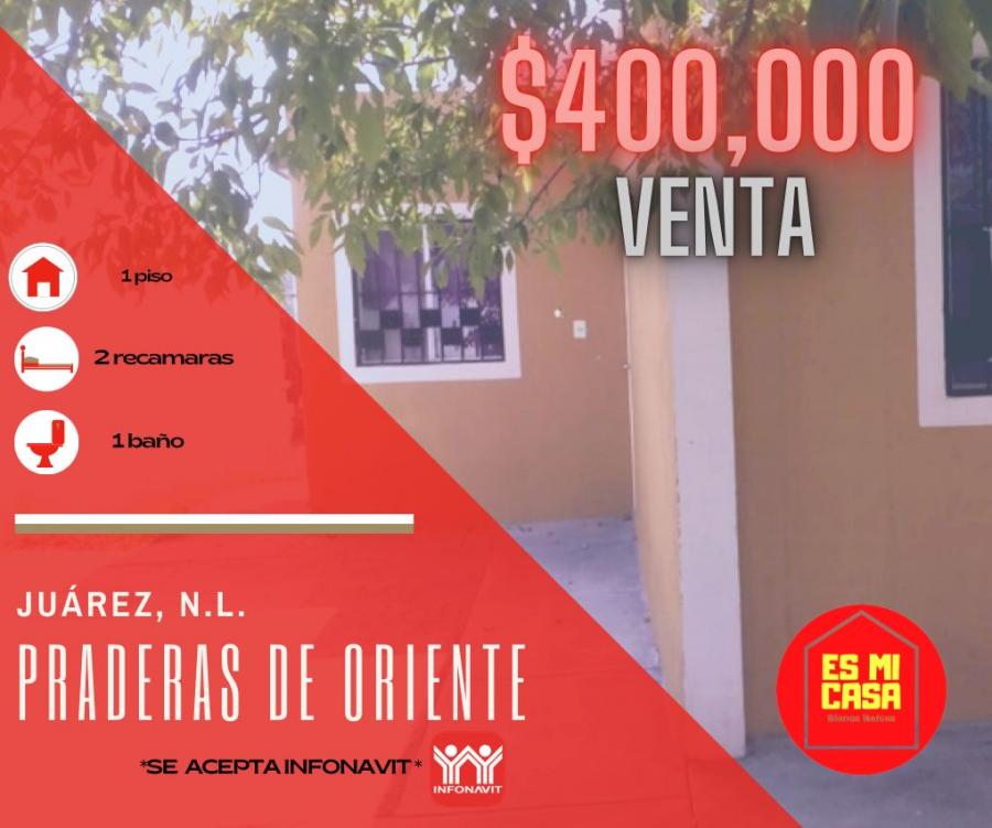 Foto Casa en Venta en PRADERAS DE ORIENTE, Ciudad Benito Jurez, Nuevo Leon - $ 400.000 - CAV315977 - BienesOnLine
