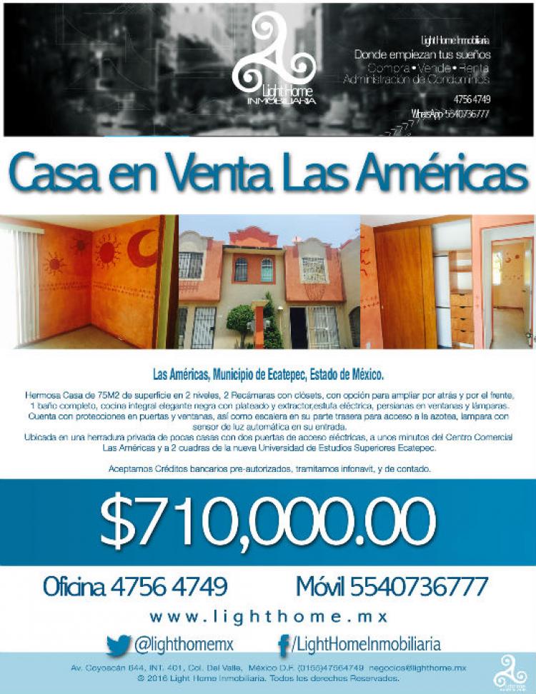 Foto Casa en Venta en Las Américas, Ecatepec de Morelos, Mexico - $ 710.000 - CAV171852 - BienesOnLine