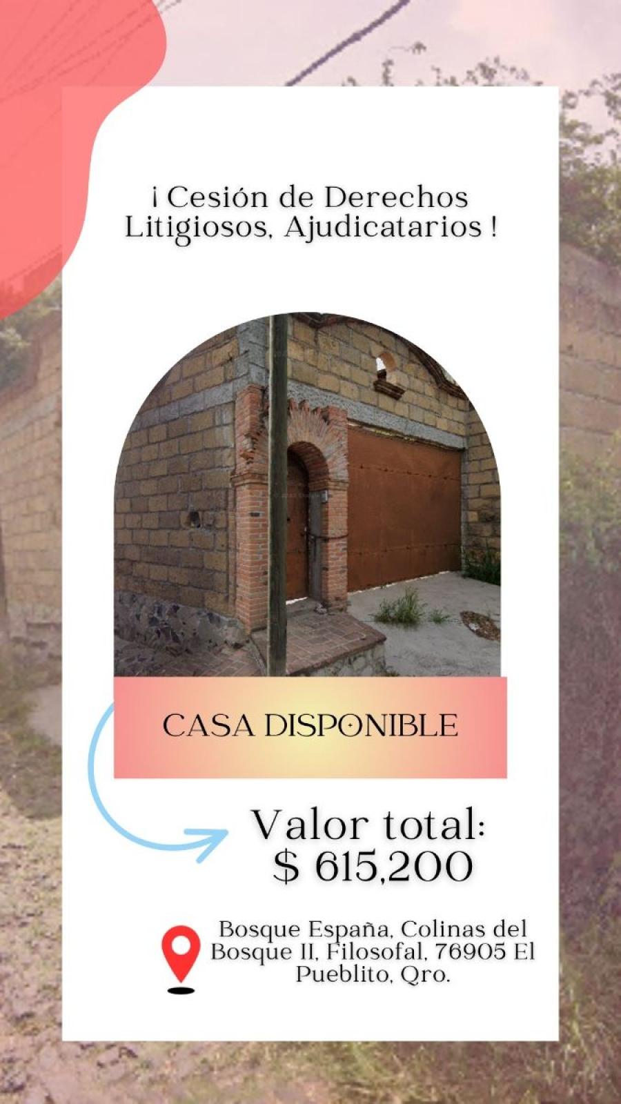 Foto Casa en Venta en DEL BOSQUE, El Pueblito, Queretaro Arteaga - $ 615.200 - CAV353387 - BienesOnLine