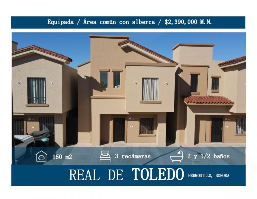 Foto Casa en Venta en Real de Toledo Residencial, Hermosillo, Sonora - $ 2.390.000 - CAV291740 - BienesOnLine