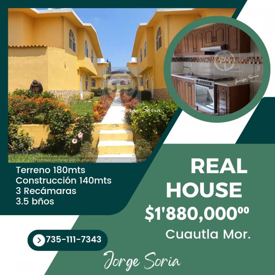 Foto Casa en Venta en Cuautla, Morelos - $ 1.880.000 - CAV347125 - BienesOnLine