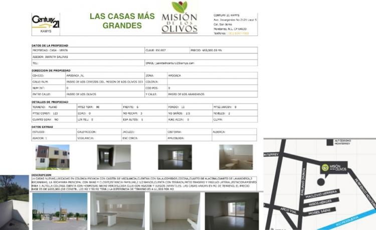 Foto Casa en Venta en Misin de los Olivos, Monterrey, Nuevo Leon - $ 650.000 - CAV103630 - BienesOnLine