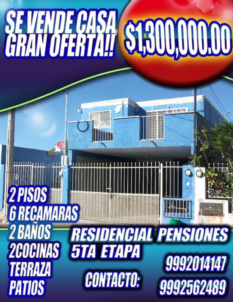 Foto Casa en Venta en residencial pensiones quinta etapa, Mrida, Yucatan - $ 1.300 - CAV49500 - BienesOnLine