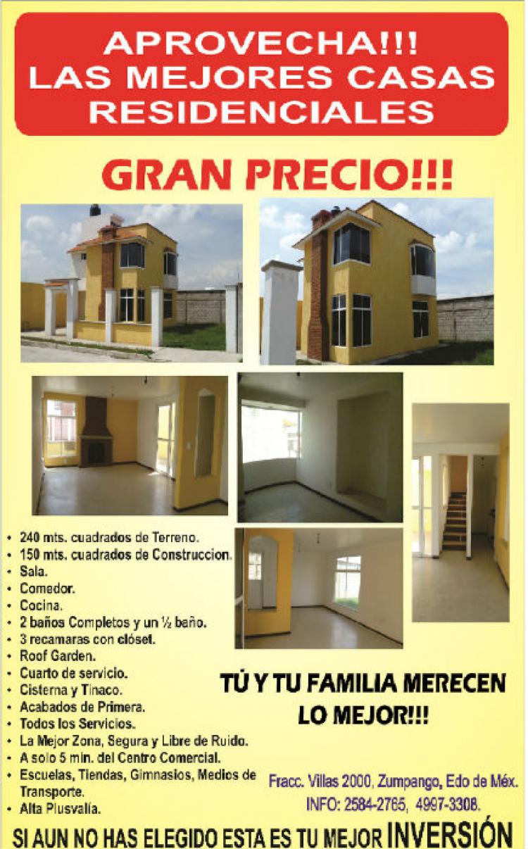 Foto Casa en Venta en Zumpango de Ocampo, Mexico - $ 1.400.000 - CAV54416 - BienesOnLine