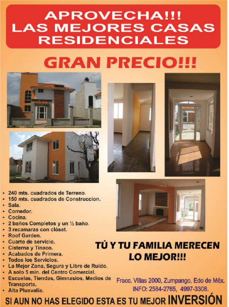 Foto Casa en Venta en Zumpango de Ocampo, Mexico - $ 1.300.000 - CAV54420 - BienesOnLine