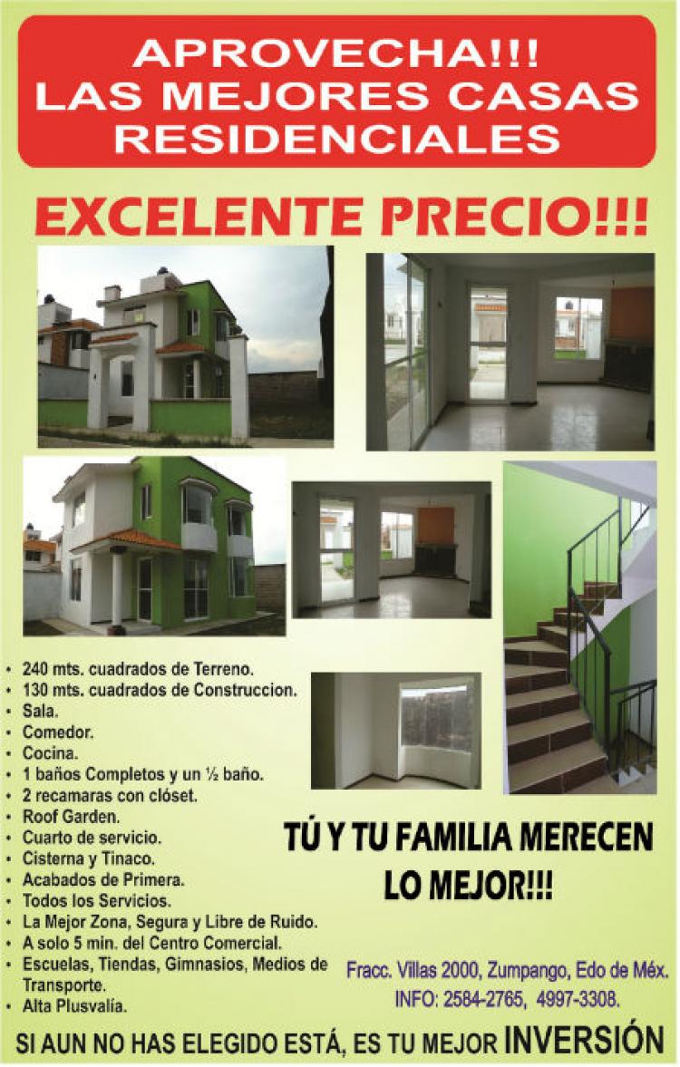 Foto Casa en Venta en Zumpango de Ocampo, Mexico - $ 1.250.000 - CAV54421 - BienesOnLine