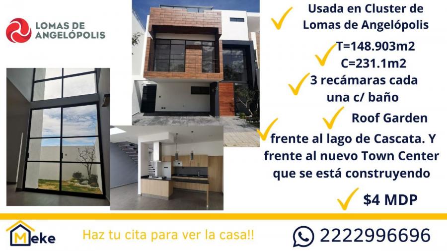 Foto Casa en Venta en lomas de angelopolis, Cholula de Rivadabia, Puebla - $ 4.000.000 - CAV340429 - BienesOnLine