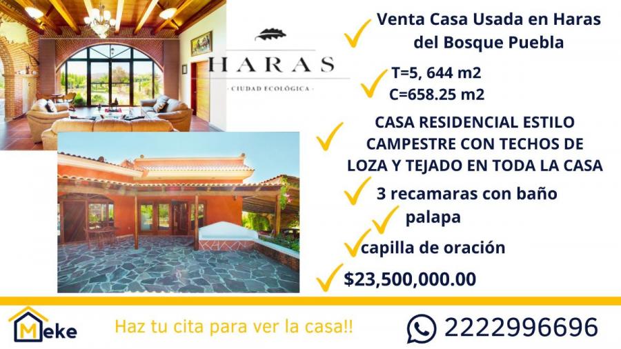 Foto Casa en Venta en haras del bosque, Puebla, Puebla - $ 23.500.000 - CAV343119 - BienesOnLine