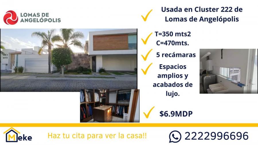 Foto Casa en Venta en lomas de angelopolis, Cholula de Rivadabia, Puebla - $ 6.900.000 - CAV340424 - BienesOnLine