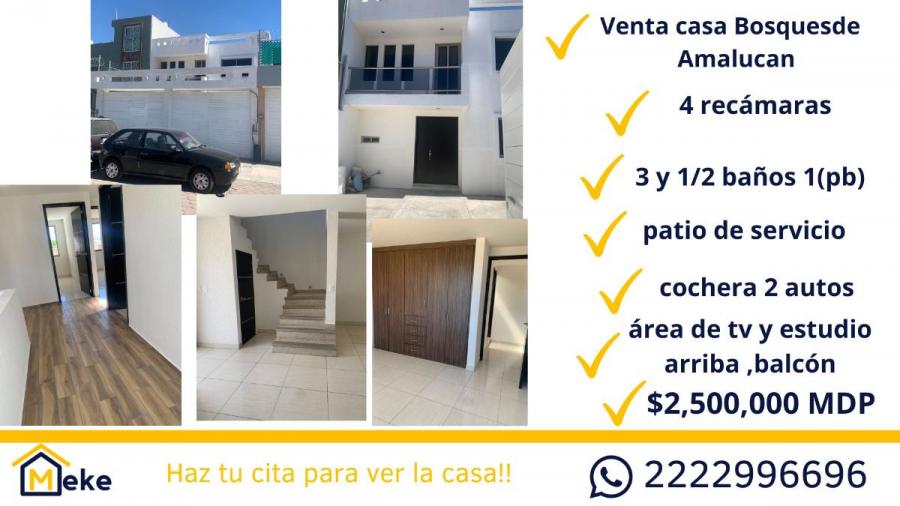 Foto Casa en Venta en amalucan, Puebla, Puebla - $ 2.500.000 - CAV343604 - BienesOnLine