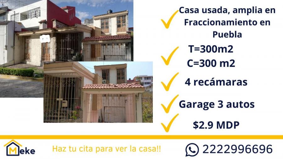 Foto Casa en Venta en fraccionamiento lomas del marmol, Puebla, Puebla - $ 2.900.000 - CAV333686 - BienesOnLine