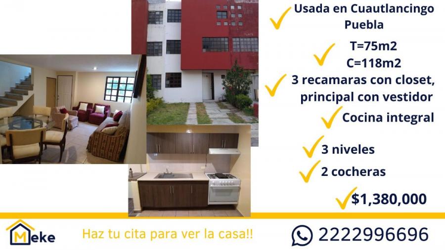 Foto Casa en Venta en cuautlancingo, Puebla, Puebla - $ 1.380.000 - CAV340434 - BienesOnLine