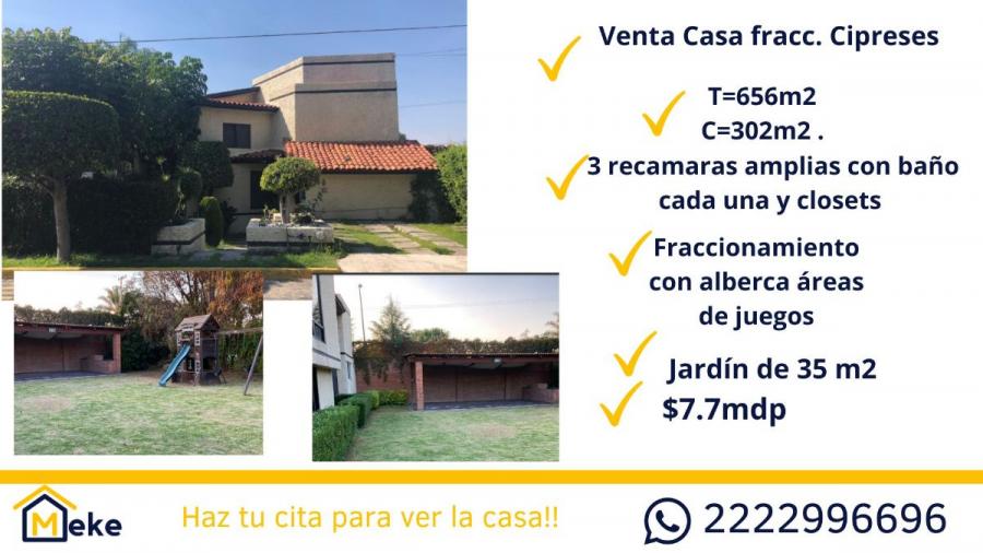 Foto Casa en Venta en fraccionamiento cipreses, Puebla, Puebla - $ 7.700.000 - CAV340426 - BienesOnLine