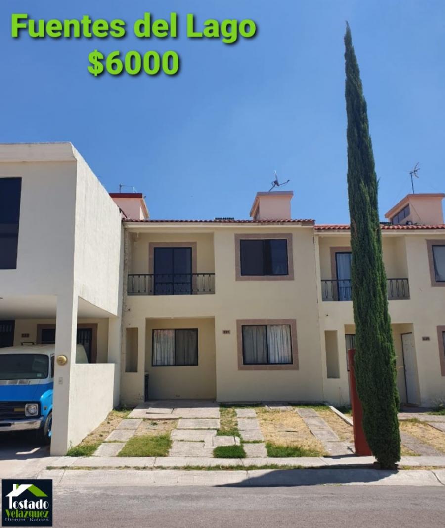 Foto Casa en Renta en Fuentes del Lago, Aguascalientes, Aguascalientes - $ 6.000 - CAR305092 - BienesOnLine