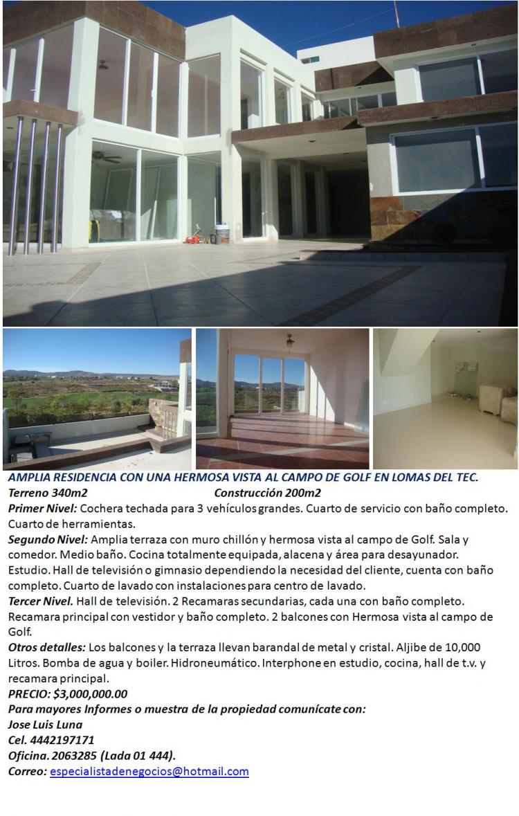 Foto Casa en Venta en Lomas del Tecnologico, San Luis Potos, San Luis Potosi - $ 3.000.000 - CAV32740 - BienesOnLine