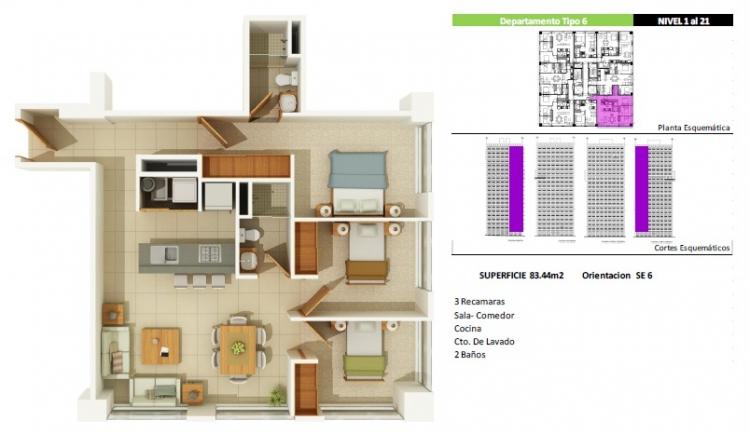 Foto Departamento en Venta en Estado de Hidalgo, Alvaro Obregn, Distrito Federal - $ 2.190.000 - DEV187830 - BienesOnLine